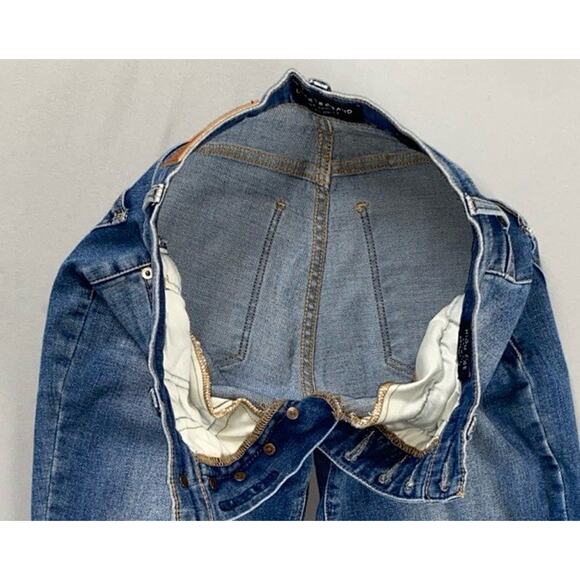 Lucky Brand Bridgette High-Rise Skinny Exposed Button Fly Jeans. Women's 27, GUC - Picture 7 of 9